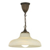 Badger 1 Light Bronze Glass Pendant by David Hunt Lighting