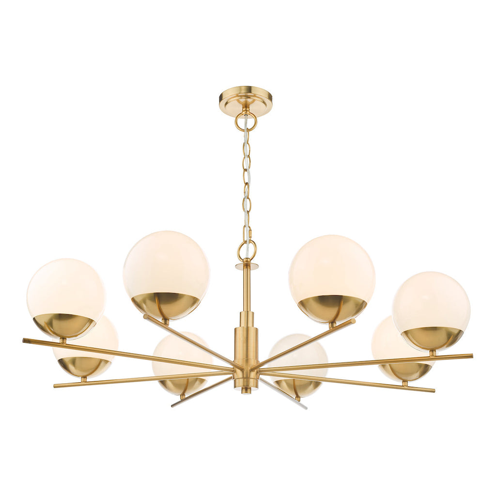 dar-lighting-bombazine-8lt-pendant-natural-brass-&-opal-glass