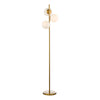 dar-lighting-Bombazine 3 Light Floor Lamp Natural Brass Opal Glass