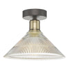 dar-lighting-boyd-1-light-flush-antique-brass-with-glass-shade