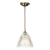 Cambridge Single Pendant in Antique brass by David Hunt Lighting