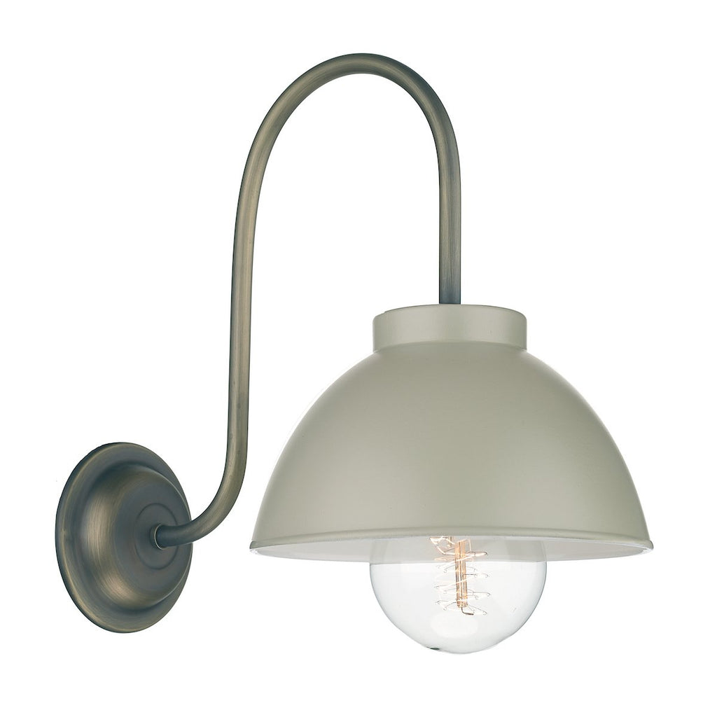 Cotswold 1 Light Wall Light Pebble by David Hunt Lighting