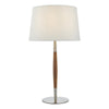 dar-lighting-Detroit-Table-Lamp-Satin-Nickel-Walnut-Detail-Base-Only