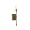 DURRELL 1 light wall light in antique brass by David Hunt Lighting