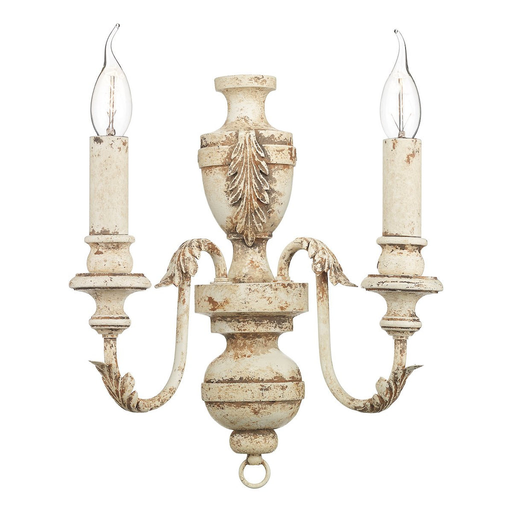 Emile 2 Light Wall Bracket Rustic French by David Hunt Lighting