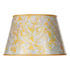 Dar Lighting - Frida Yellow Marble Pattern Tapered Drum Shade 45cm