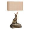 Hopper Table Lamp Bronze Right Facing Base Only by David Hunt Lighting
