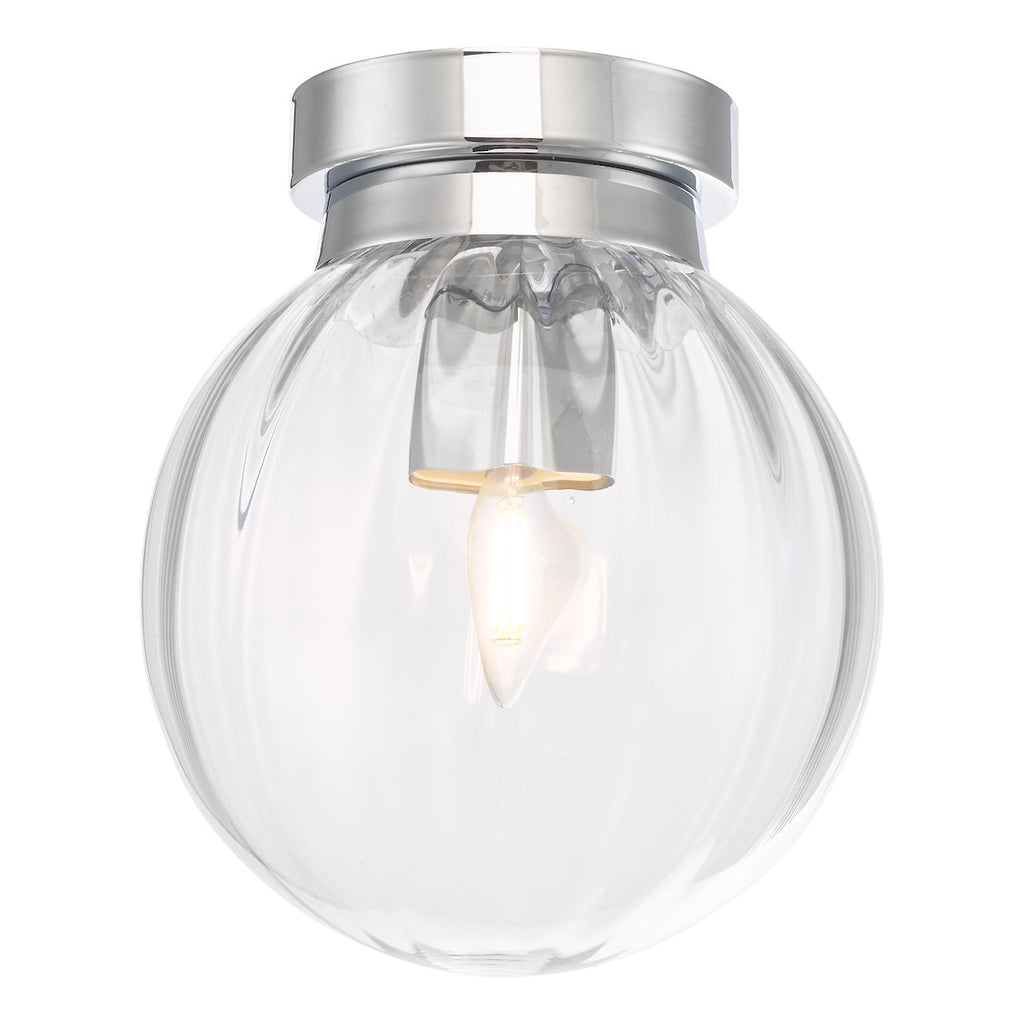 dar-lighting-kavi-flush-polished-chrome-glass-ip44