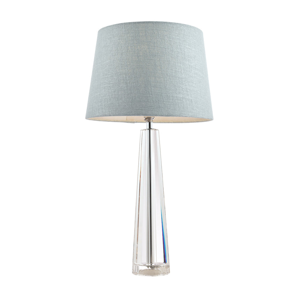 Blake Cut Glass Crystal Obelisk Table Lamp Base Large by Laura Ashley