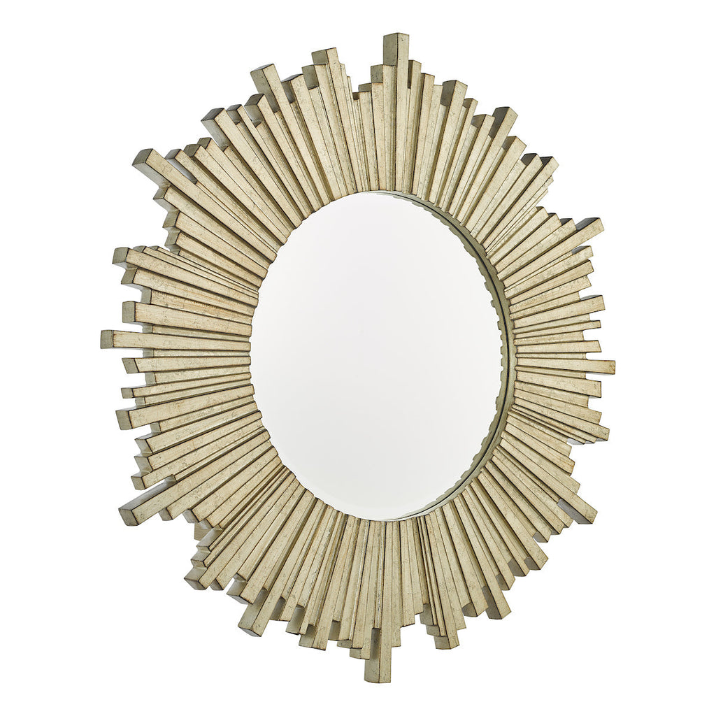 Lovell Round Mirror Champagne by Laura Ashley