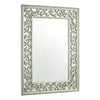 Rococo Rectangle Mirror Ornate Frame Detailing In Champagne by Laura Ashley