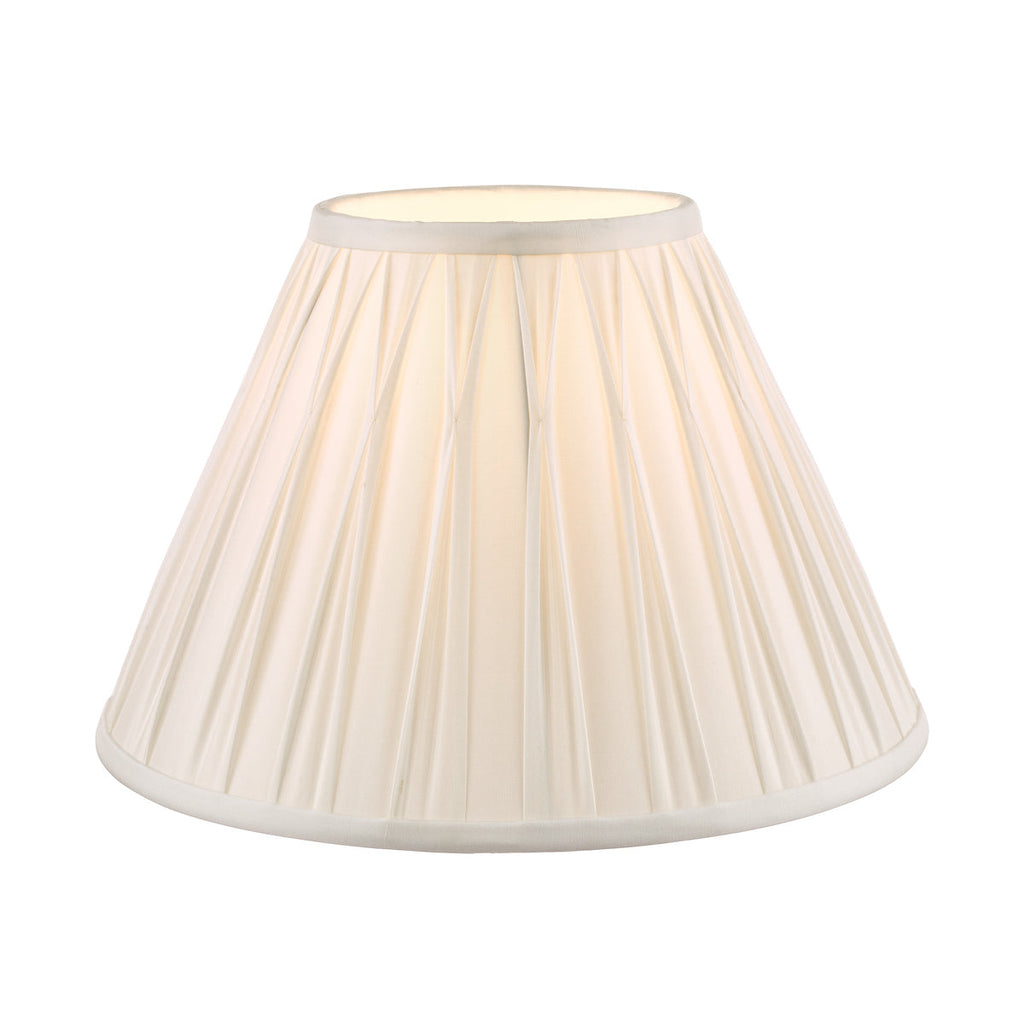 Fenn Silk Shade White 14'' by Laura Ashley
