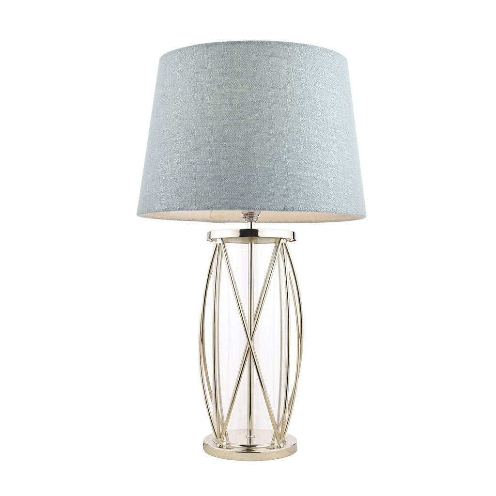 Beckworth Polished Nickel Lattice Table Lamp Base Large by Laura Ashley