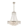 Enid Polished Nickel & Cut Glass 5 Light Chandelier by Laura Ashley