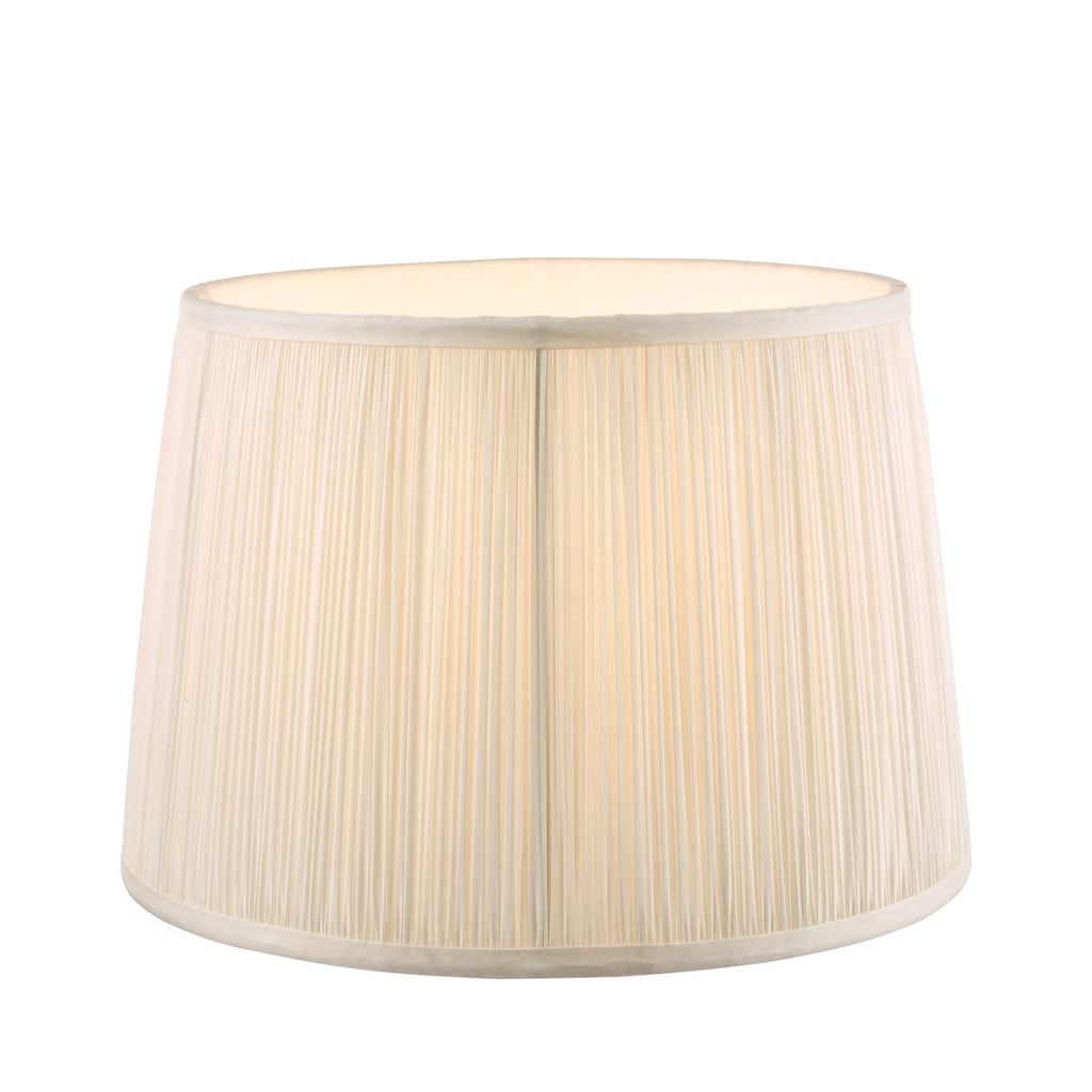 Hemsley Pleated Shade Cream 8'' by Laura Ashley