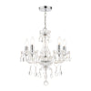 Harriet 5 Light Crystal & Polished Chrome Chandelier by Laura Ashley