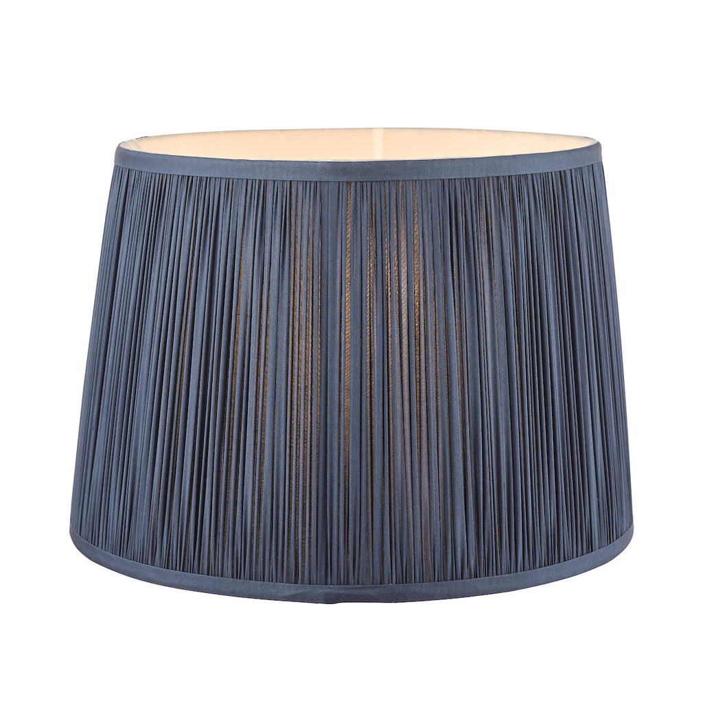 Hemsley Pleated Shade Midnight Blue 12'' by Laura Ashley