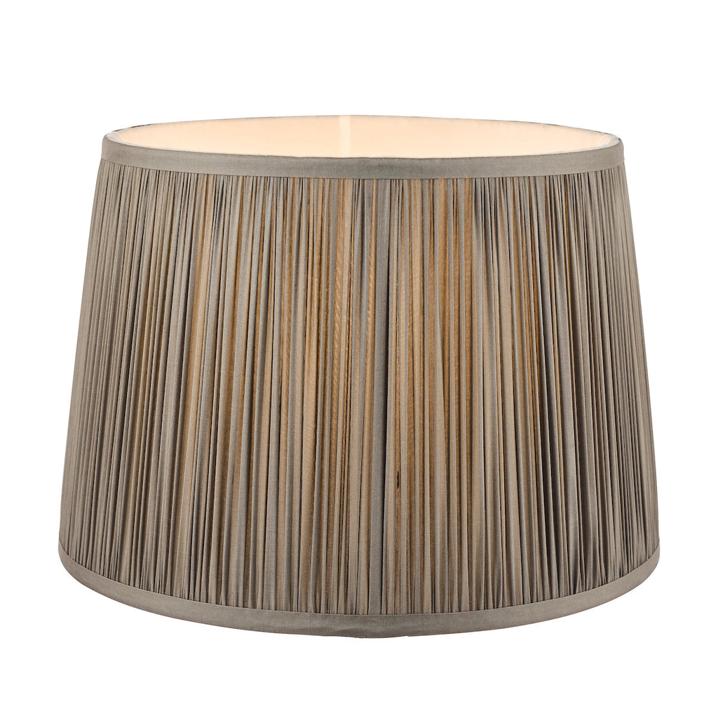 Hemsley Pleated Shade Charcoal 10'' by Laura Ashley
