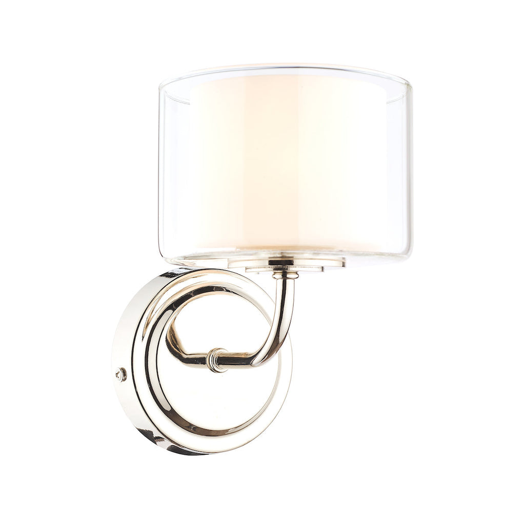 Southwell Polished Nickel 1 Light Wall Light by Laura Ashley