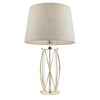 Beckworth Polished Nickel Lattice Table Lamp Base Small by Laura Ashley