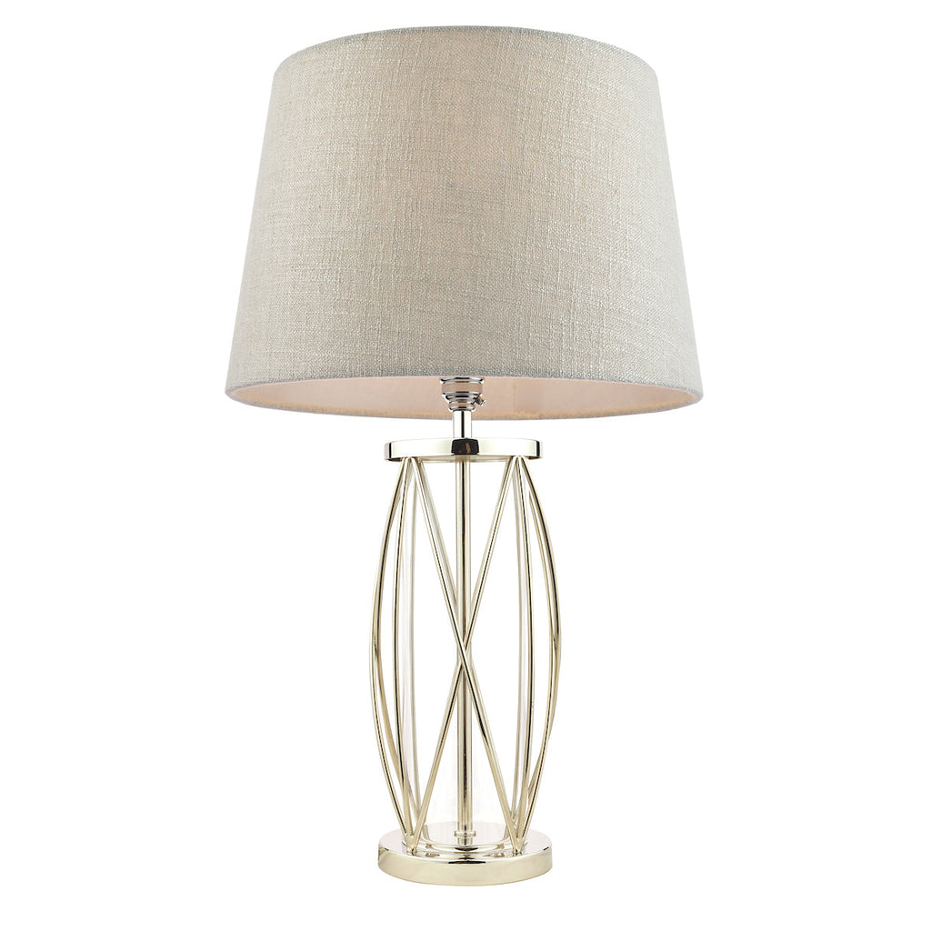 Beckworth Polished Nickel Lattice Table Lamp Base Small by Laura Ashley