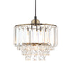 Vienna Crystal & Antique Brass Easy-Fit Pendant by Laura Ashley
