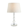 Selby Polished Nickel & Glass Ball Table Lamp Base Small by Laura Ashley