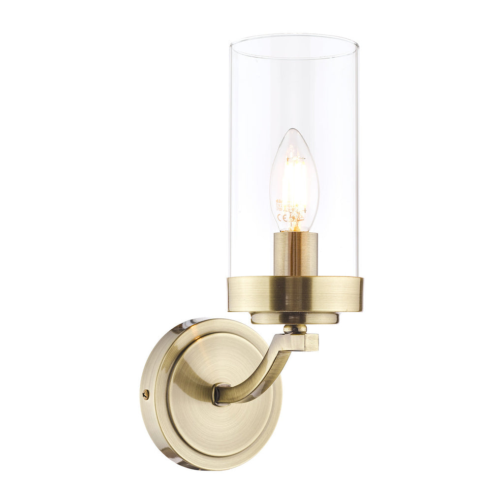 Joseph Antique Brass 1 Light Wall Light by Laura Ashley