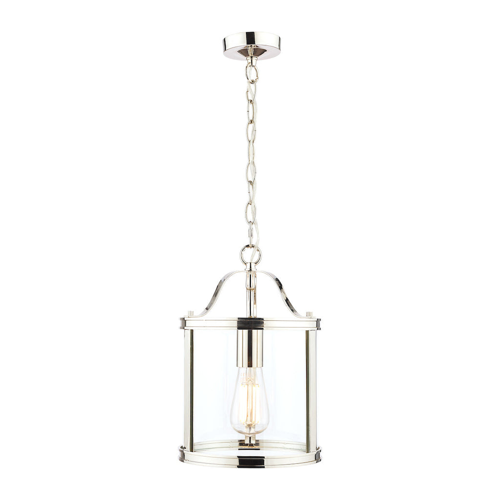 Harrington Polished Nickel 1 Light Lantern Ceiling Light by Laura Ashley