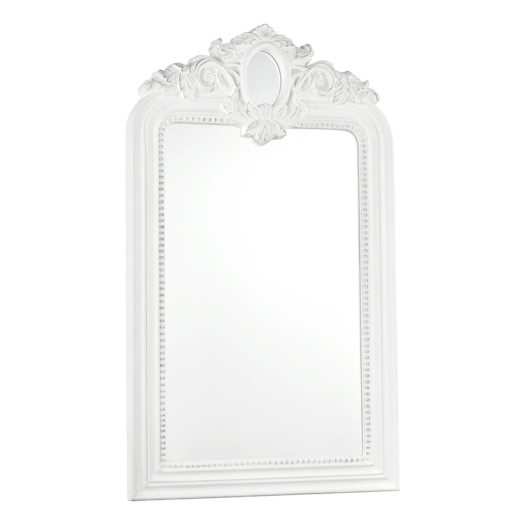 Alana Rectangle Mirror Distressed Ivory by Laura Ashley