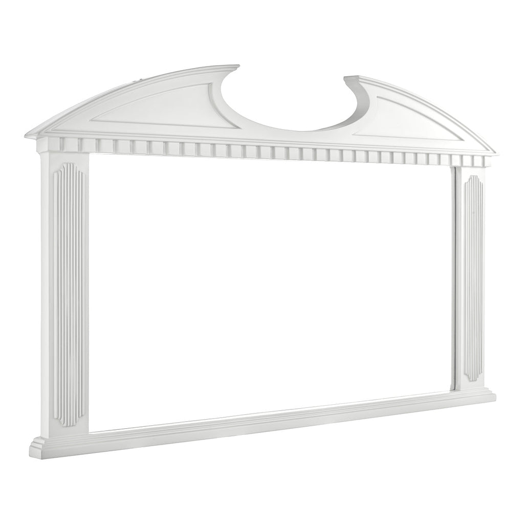 Rossett Over Mantle Mirror White by Laura Ashley