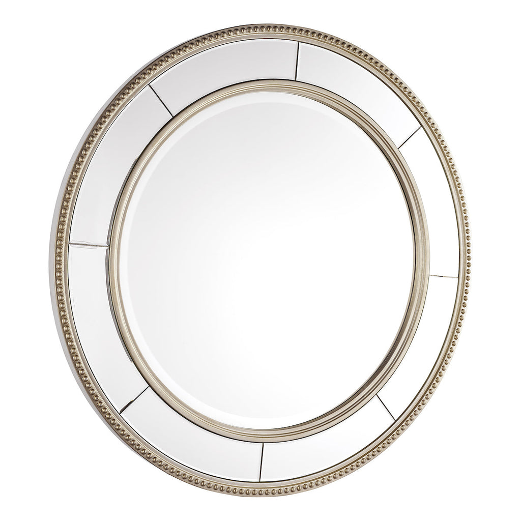 Nolton Round Mirror Distressed Glass by Laura Ashley