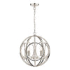 Orbital 3lt Pendant Polished Nickel by Laura Ashley