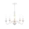 Tate 5lt Pendant Matt White by Laura Ashley