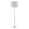 Highgrove Floor Lamp Polished Nickel With Shade by Laura Ashley