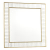 Clemence Square Mirror Gold Leaf by Laura Ashley