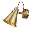 Rufus Single Spotlight Antique Brass by Laura Ashley