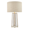 Star Table Lamp Antique Brass Glass With Shade by Laura Ashley