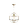 Blackwell Pendant Antique Brass Glass by Laura Ashley