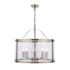 Harrington Antique Brass 5 Light Lantern Ceiling Light by Laura Ashley