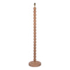 Maria Floor Lamp Wood & Antique Brass Base Only by Laura Ashley