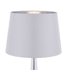 Emyr Silk Tapered 16" Drum Shade Grey by Laura Ashley