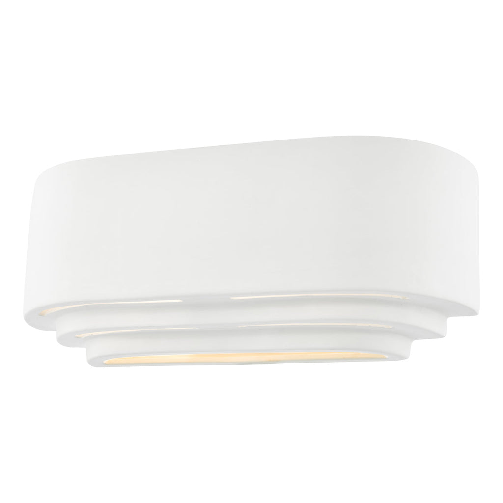 dar-lighting-Lando-Ceramic-Wall-Washer-White