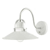 Liden Wall Light White and Polished Chrome by Dar Lighting