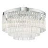 dar-lighting-Logan-5-Light-Flush-Polished-Chrome-Glass