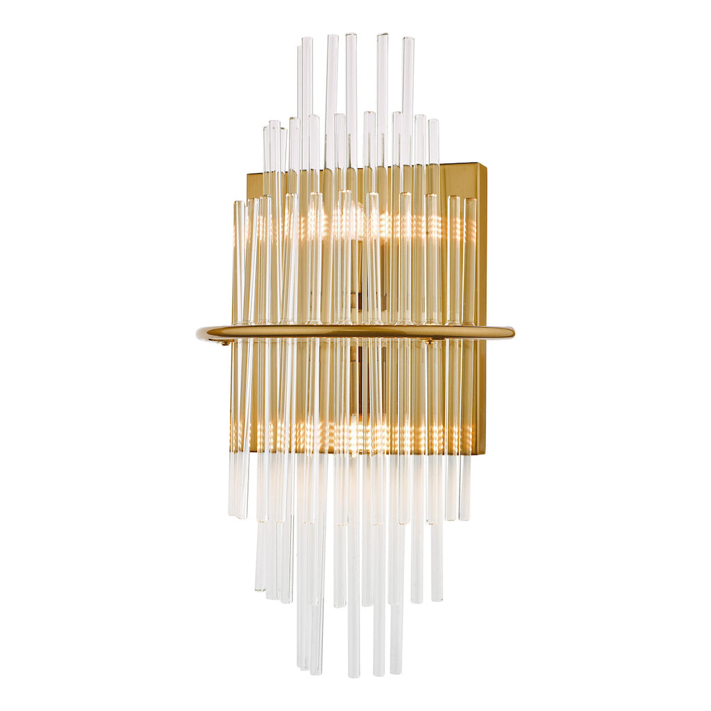 dar-lighting-Lukas-2-Light-Wall-Light-Antique-Gold-Glass