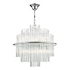 dar-lighting-Lukas-13-Light-Pendant-Polished-Chrome-Glass