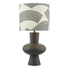 dar-lighting-Miho-1-Light-Table-Lamp-Black/Bronze-With-Shade