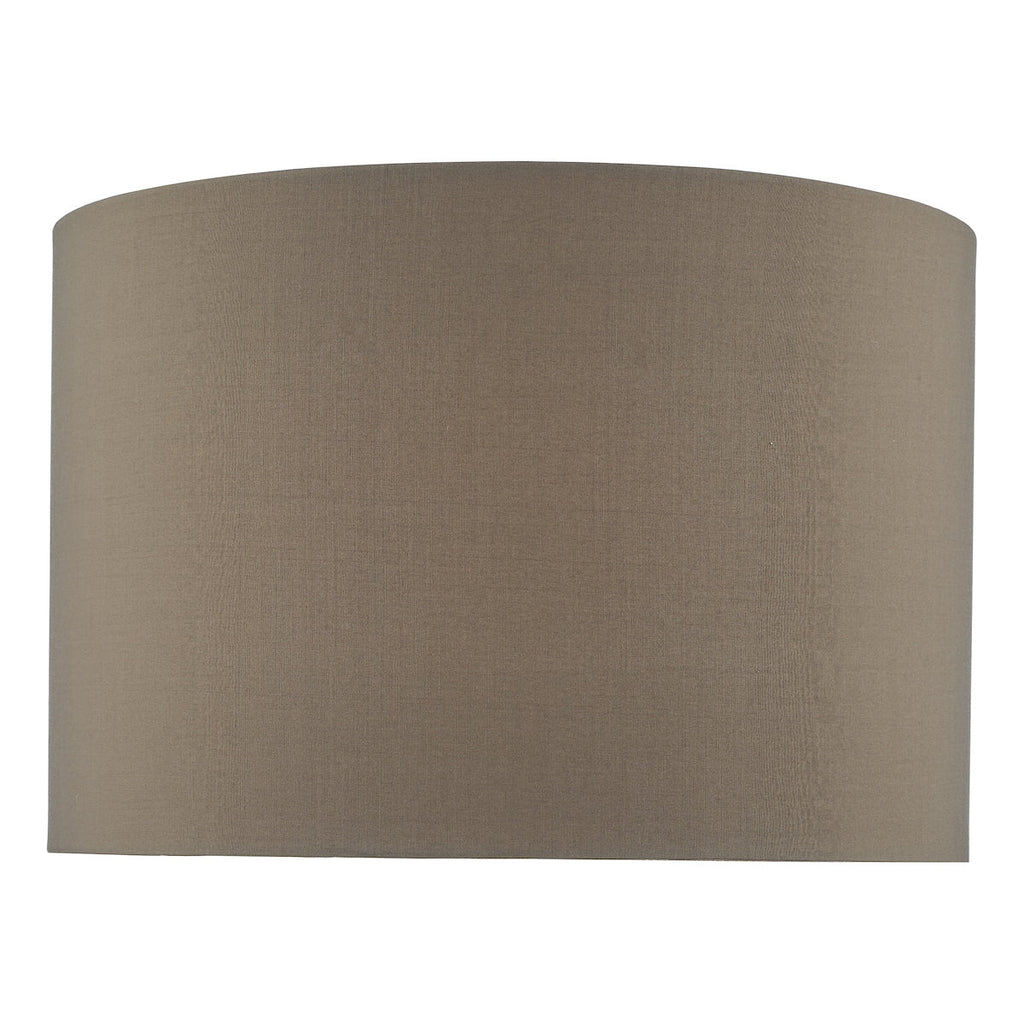 dar-lighting-Mubina-Grey-Faux-Silk-Drum-Shade-30cm
