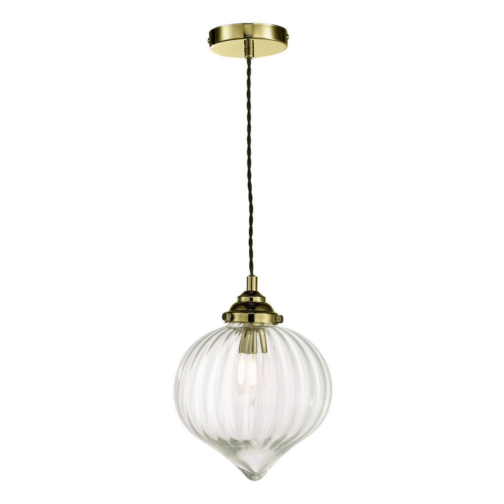 dar-lighting-Mya-1-Light-Single-Pendant-Antique-Brass-Glass